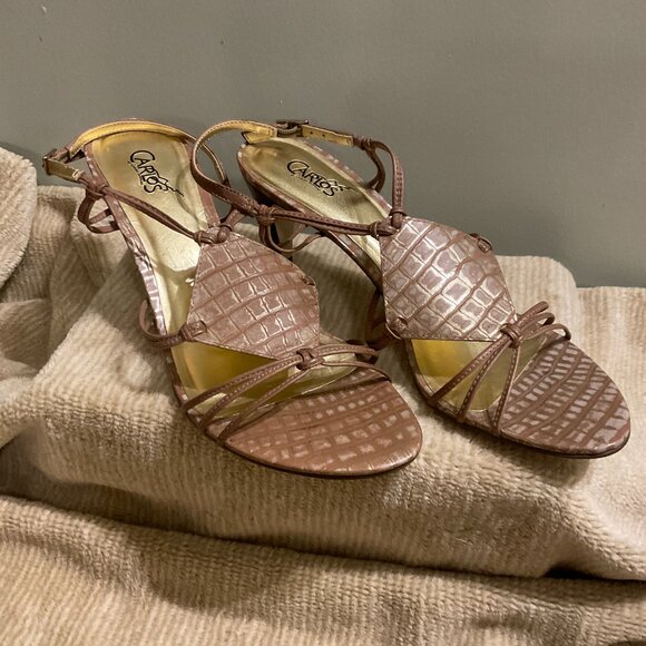 Carlos Sandal Heels - Size 9.5 - 2.5" Heel - Picture 2 of 3